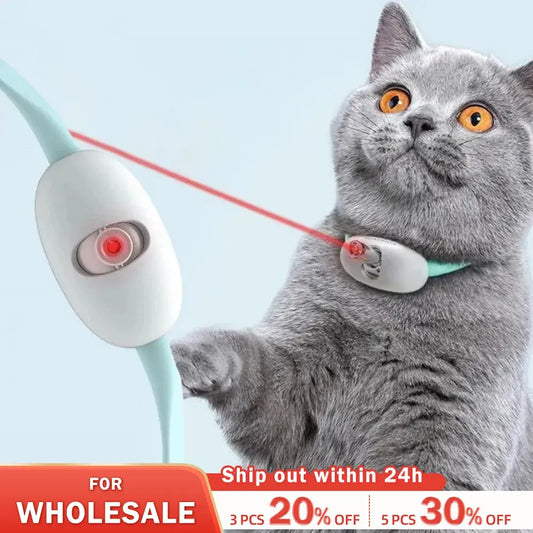 Smart Laser Tease Cat Collar